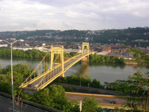 The Liberty Bridge - I walked this bridge every Friday to South Side Pittsburgh for happy hour :)
